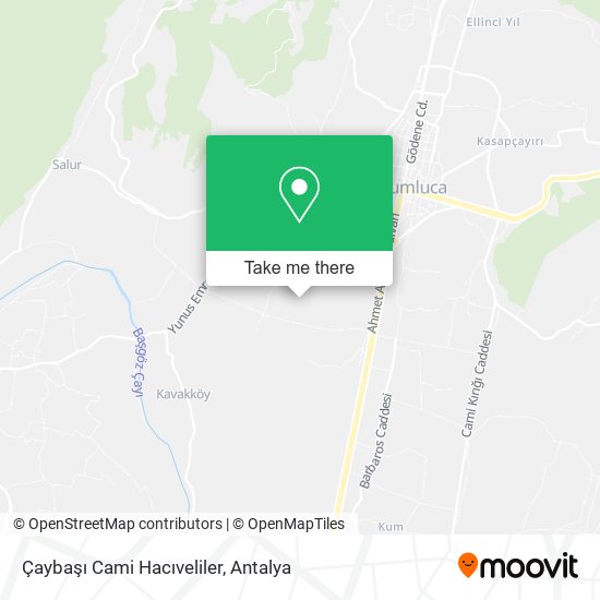 Çaybaşı Cami Hacıveliler map