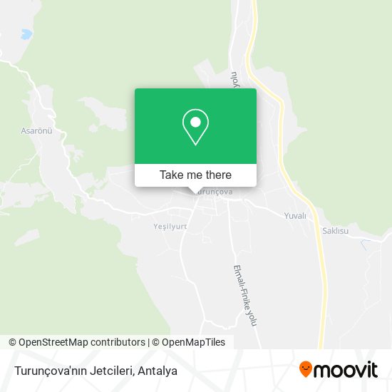 Turunçova'nın Jetcileri map