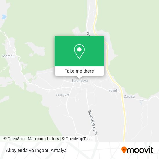 Akay Gıda ve Inşaat map