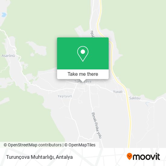 Turunçova Muhtarlığı map