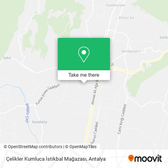 Çelikler Kumluca İstikbal Mağazası map