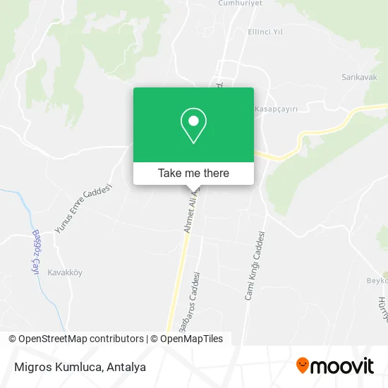 Migros Kumluca map