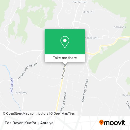 Eda Bayan Kuaförü map