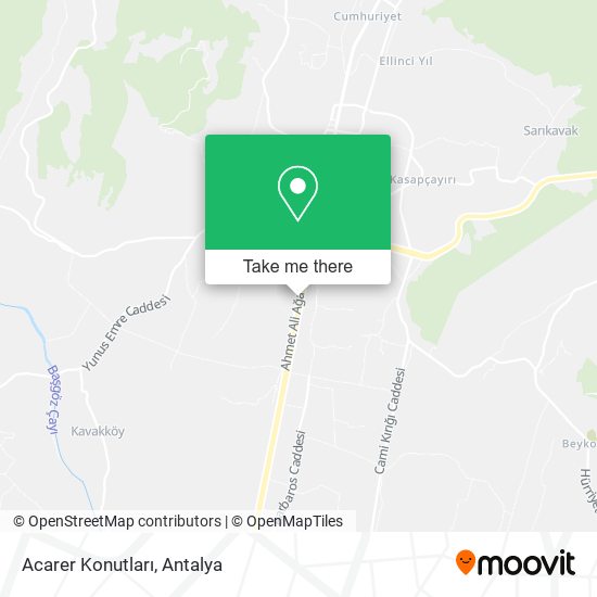 Acarer Konutları map