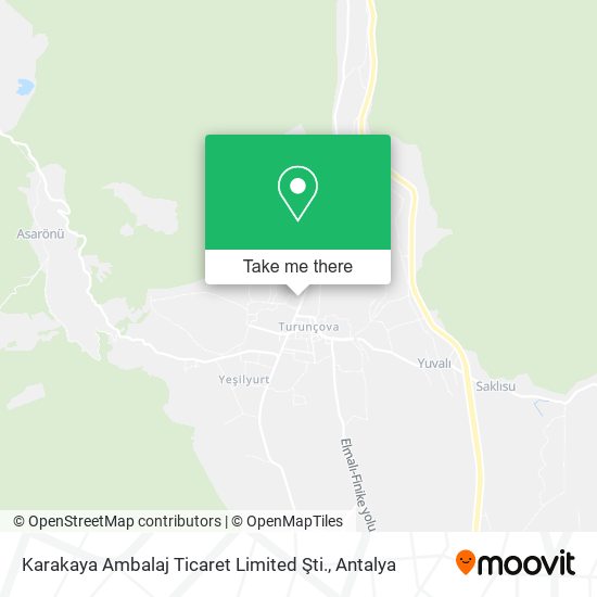 Karakaya Ambalaj Ticaret Limited Şti. map