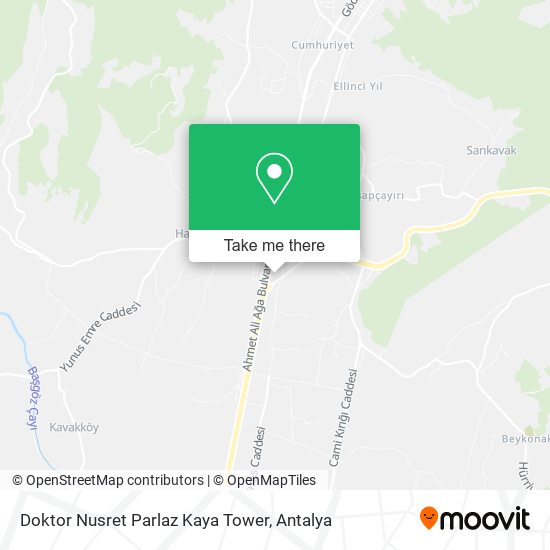 Doktor Nusret Parlaz Kaya Tower map