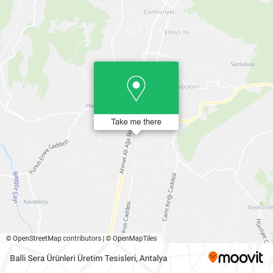 Balli Sera Ürünleri Üretim Tesisleri map