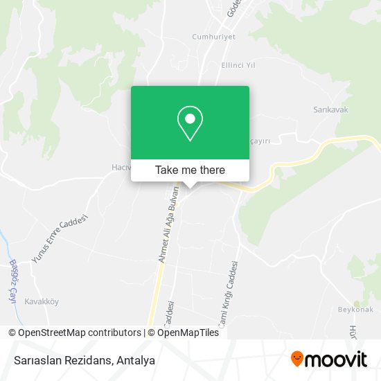 Sarıaslan Rezidans map