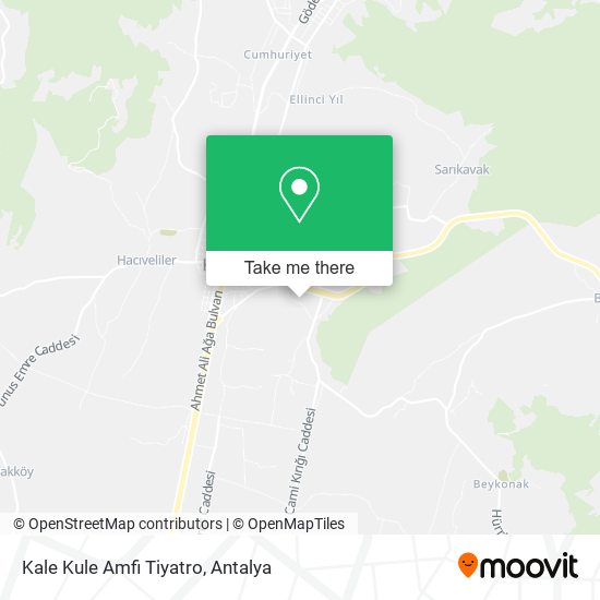 Kale Kule Amfi Tiyatro map