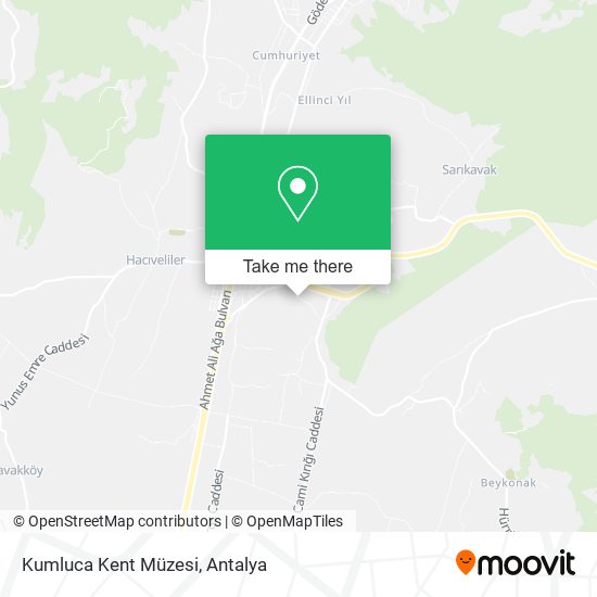 Kumluca Kent Müzesi map