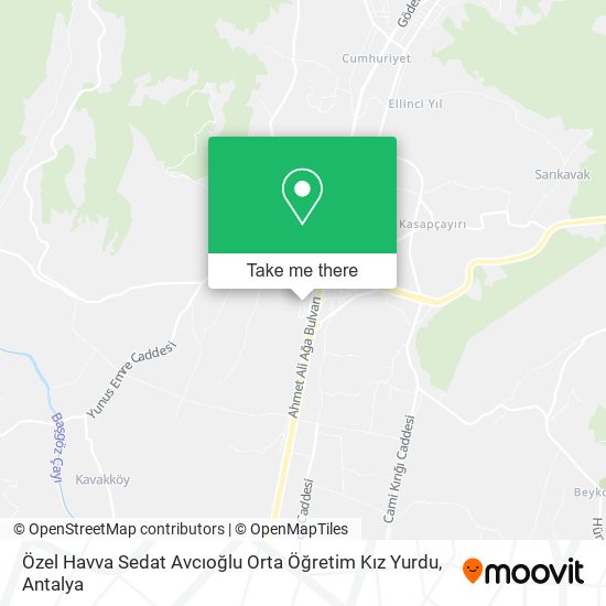 Özel Havva Sedat Avcıoğlu Orta Öğretim Kız Yurdu map