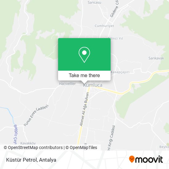 Küstür Petrol map