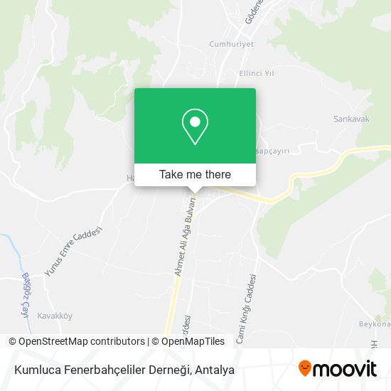Kumluca Fenerbahçeliler Derneği map