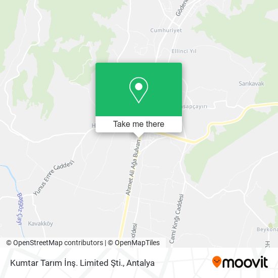 Kumtar Tarım İnş. Limited Şti. map