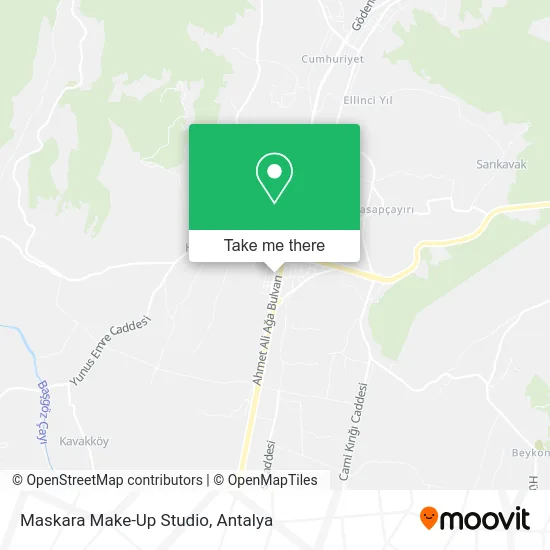 Maskara Make-Up Studio map
