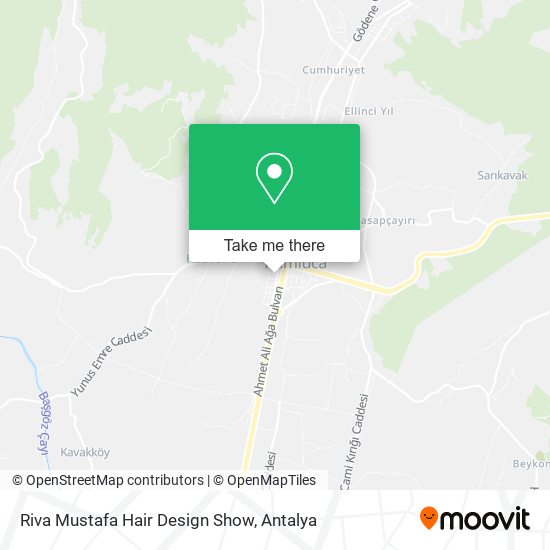 Riva Mustafa Hair Design Show map