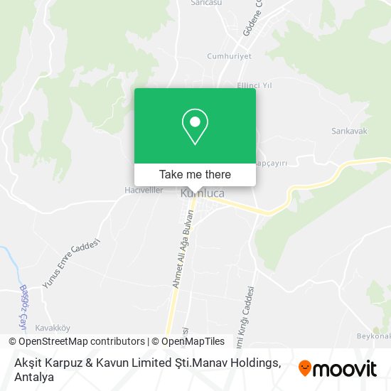 Akşit Karpuz & Kavun Limited Şti.Manav Holdings map