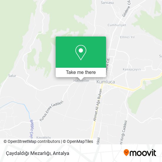 Çaydaldığı Mezarlığı map