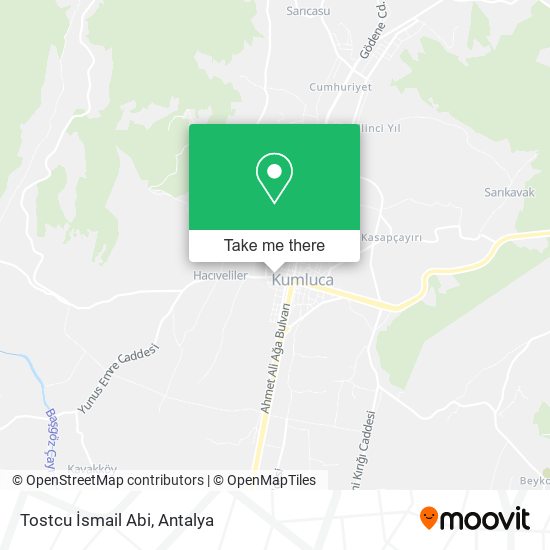 Tostcu İsmail Abi map