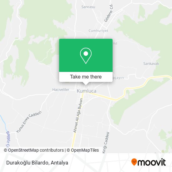 Durakoğlu Bilardo map
