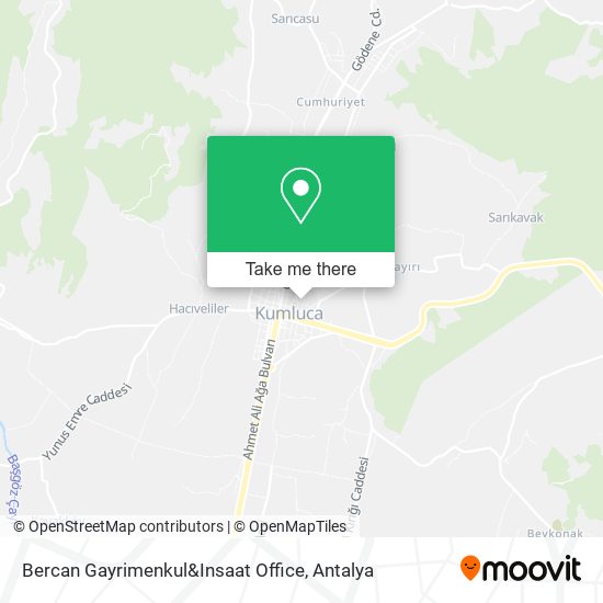 Bercan Gayrimenkul&Insaat Office map