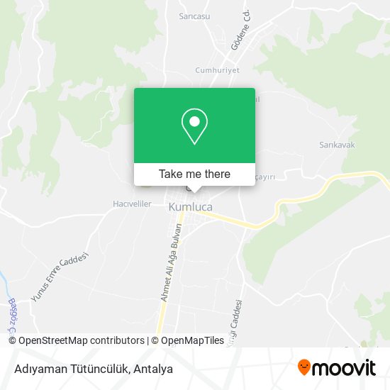 Adıyaman Tütüncülük map