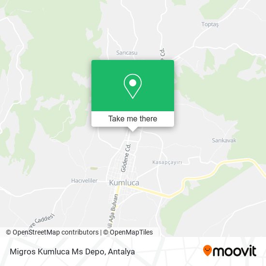 Migros Kumluca Ms Depo map