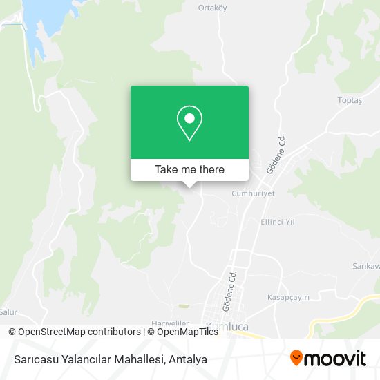 Sarıcasu Yalancılar Mahallesi map