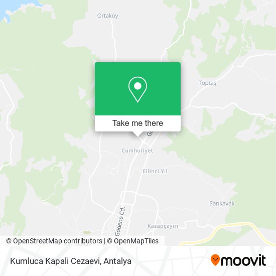 Kumluca Kapali Cezaevi map