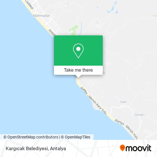 Kargıcak Belediyesi map