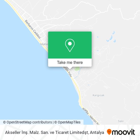 Akseller İnş. Malz. San. ve Ticaret Limitedşt map
