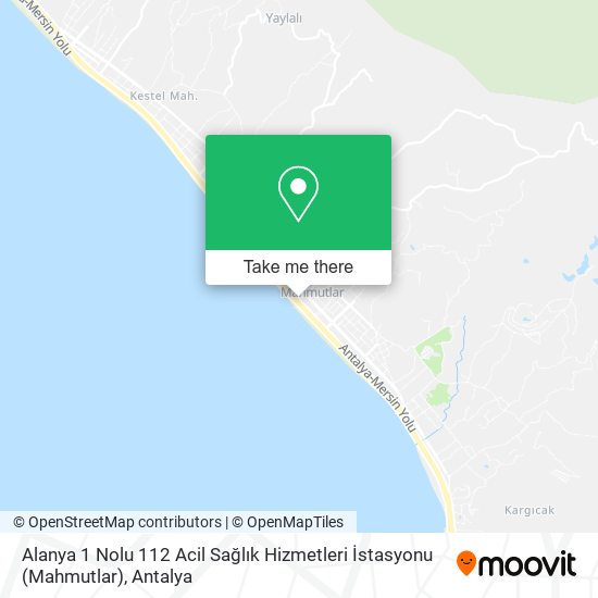 Alanya 1 Nolu 112 Acil Sağlık Hizmetleri İstasyonu (Mahmutlar) map