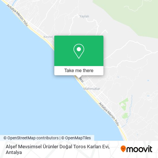 Alşef Mevsimsel Ürünler Doğal Toros Karları Evi map