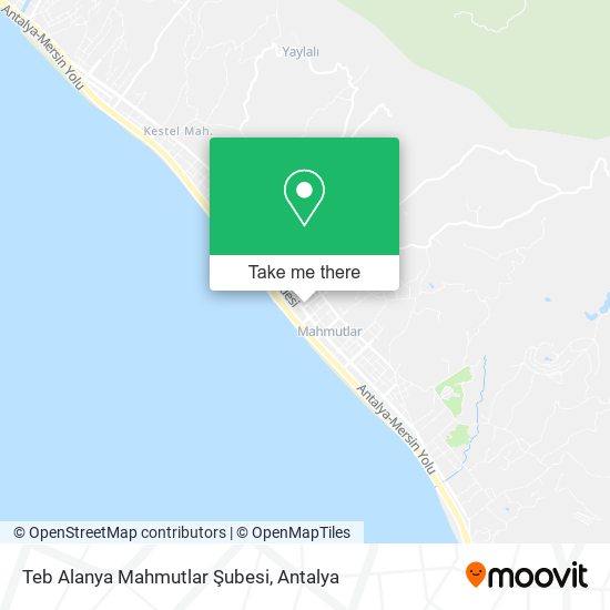 Teb Alanya Mahmutlar Şubesi map