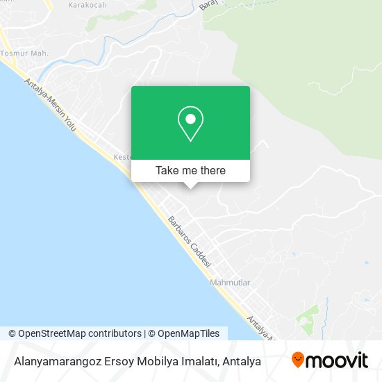Alanyamarangoz Ersoy Mobilya Imalatı map