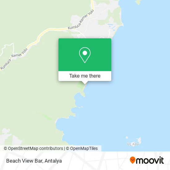 Beach View Bar map