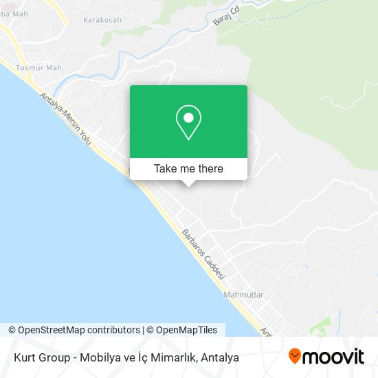 Kurt Group - Mobilya ve İç Mimarlık map
