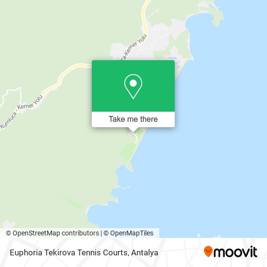 Euphoria Tekirova Tennis Courts map