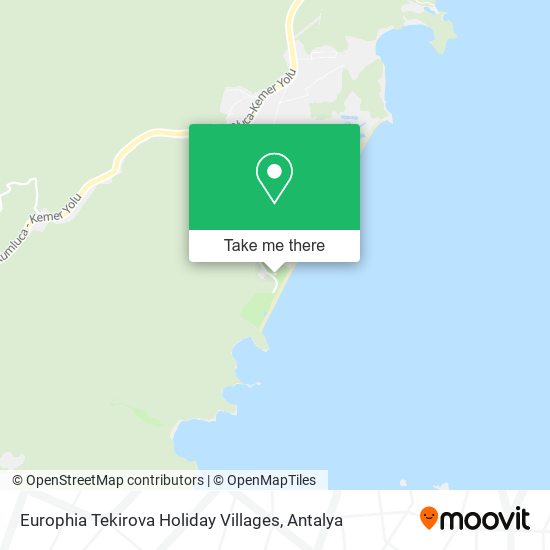 Europhia Tekirova Holiday Villages map