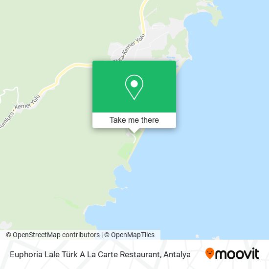 Euphoria Lale Türk A La Carte Restaurant map