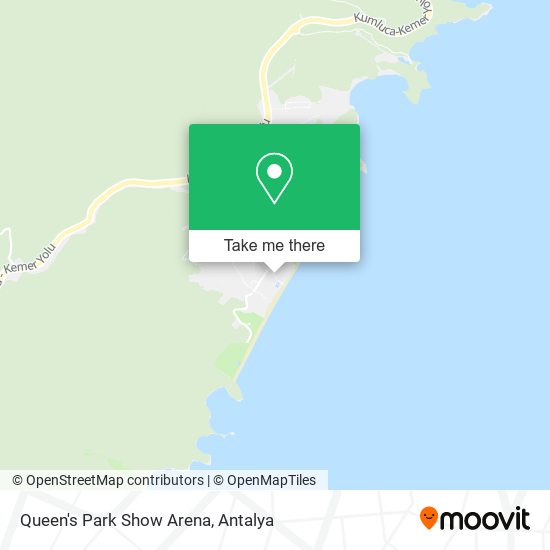 Queen's Park Show Arena map