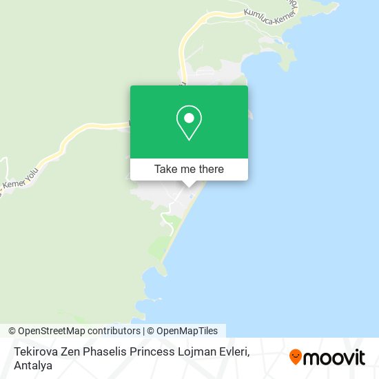 Tekirova Zen Phaselis Princess Lojman Evleri map