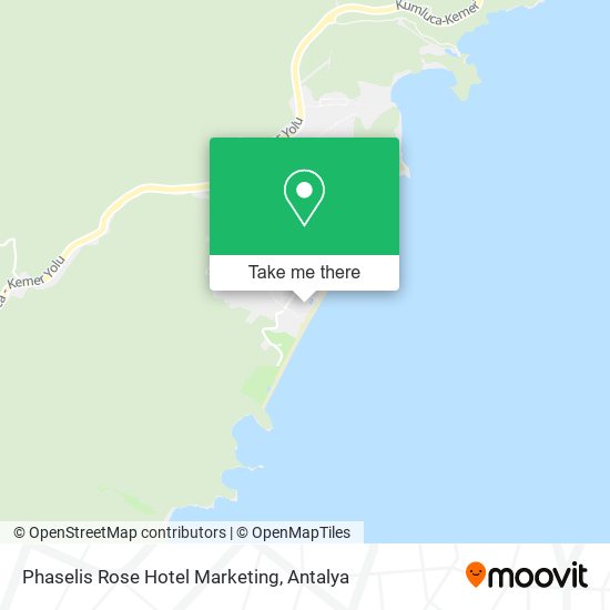 Phaselis Rose Hotel Marketing map