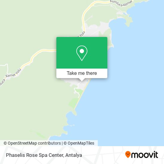 Phaselis Rose Spa Center map