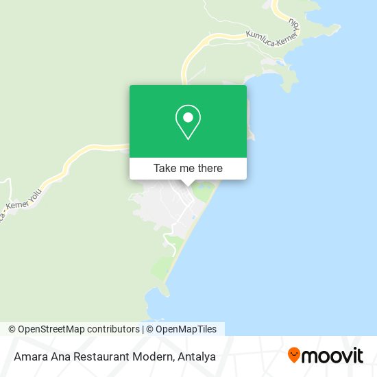Amara Ana Restaurant Modern map