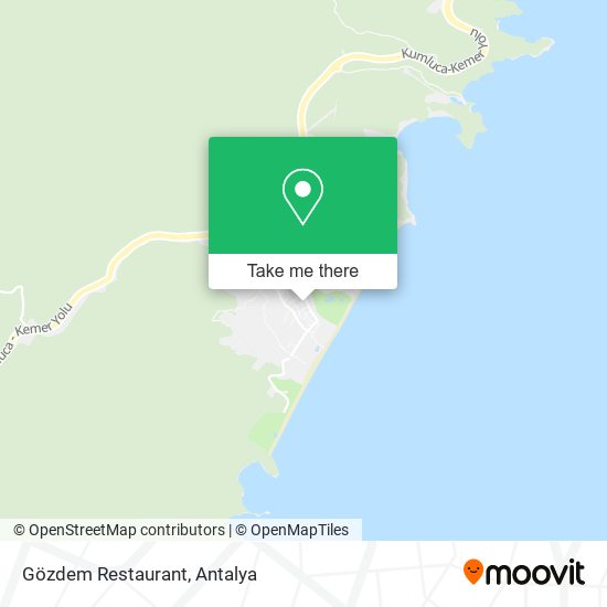 Gözdem Restaurant map