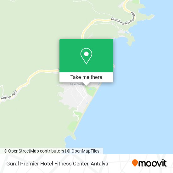 Güral Premier Hotel Fitness Center map