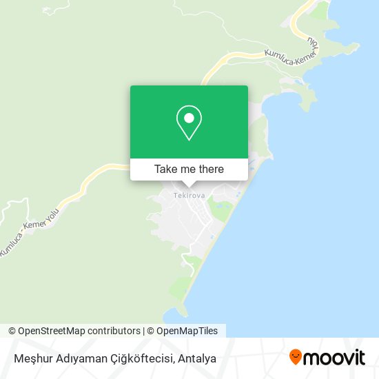 Meşhur Adıyaman Çiğköftecisi map