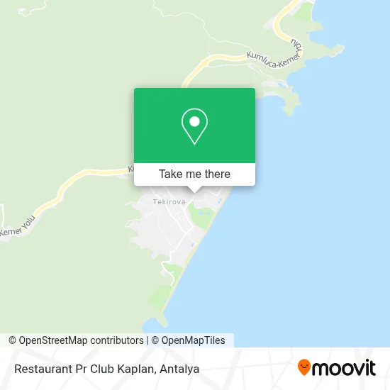 Restaurant Pr Club Kaplan map