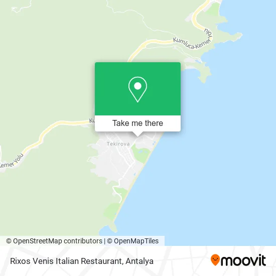 Rixos Venis Italian Restaurant map